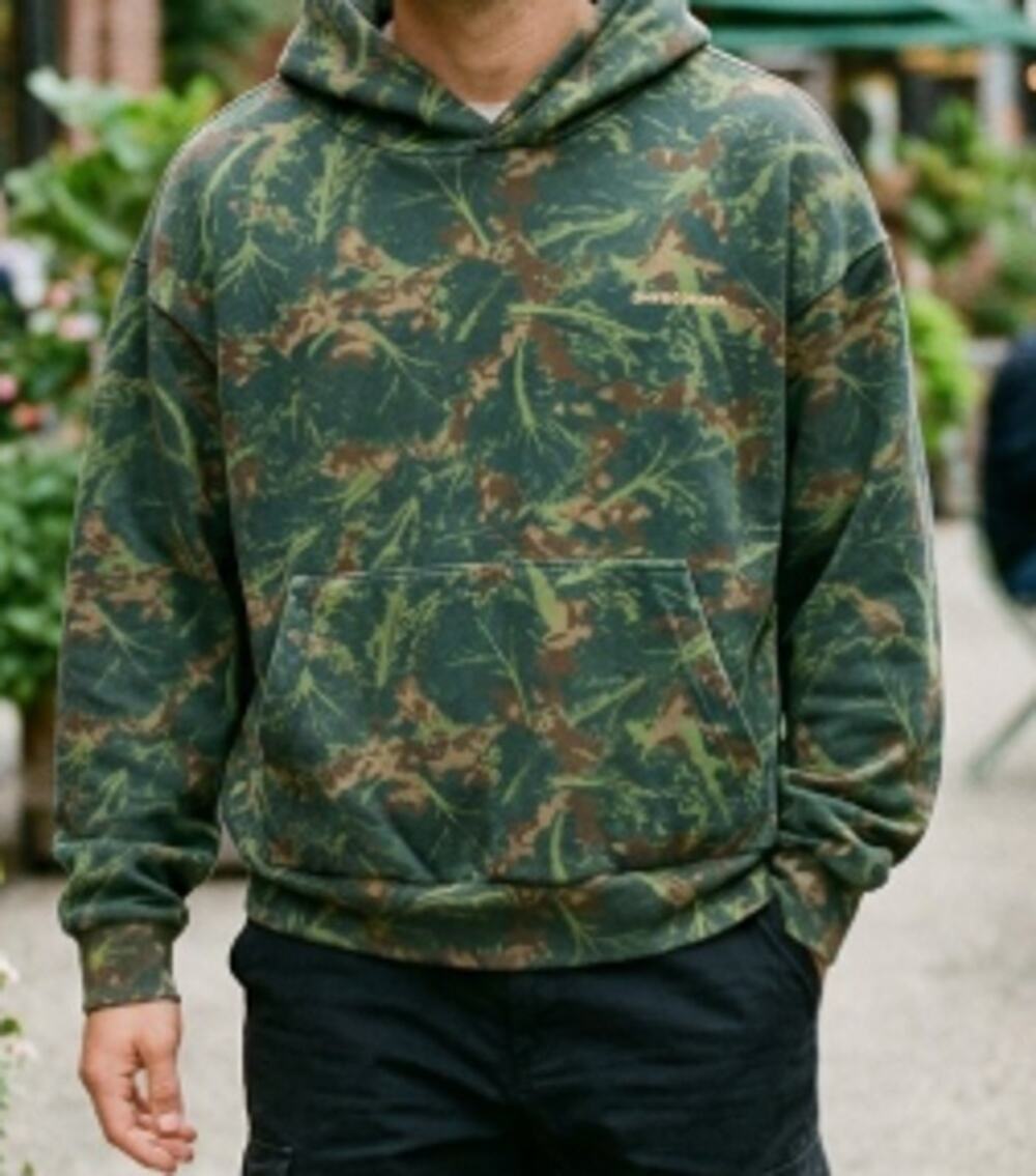 Everybody World x Sweet Green Kale Camo Hoodie sz M